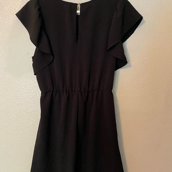 Xhileration Black Lace Up Dress - Picture 3 of 4